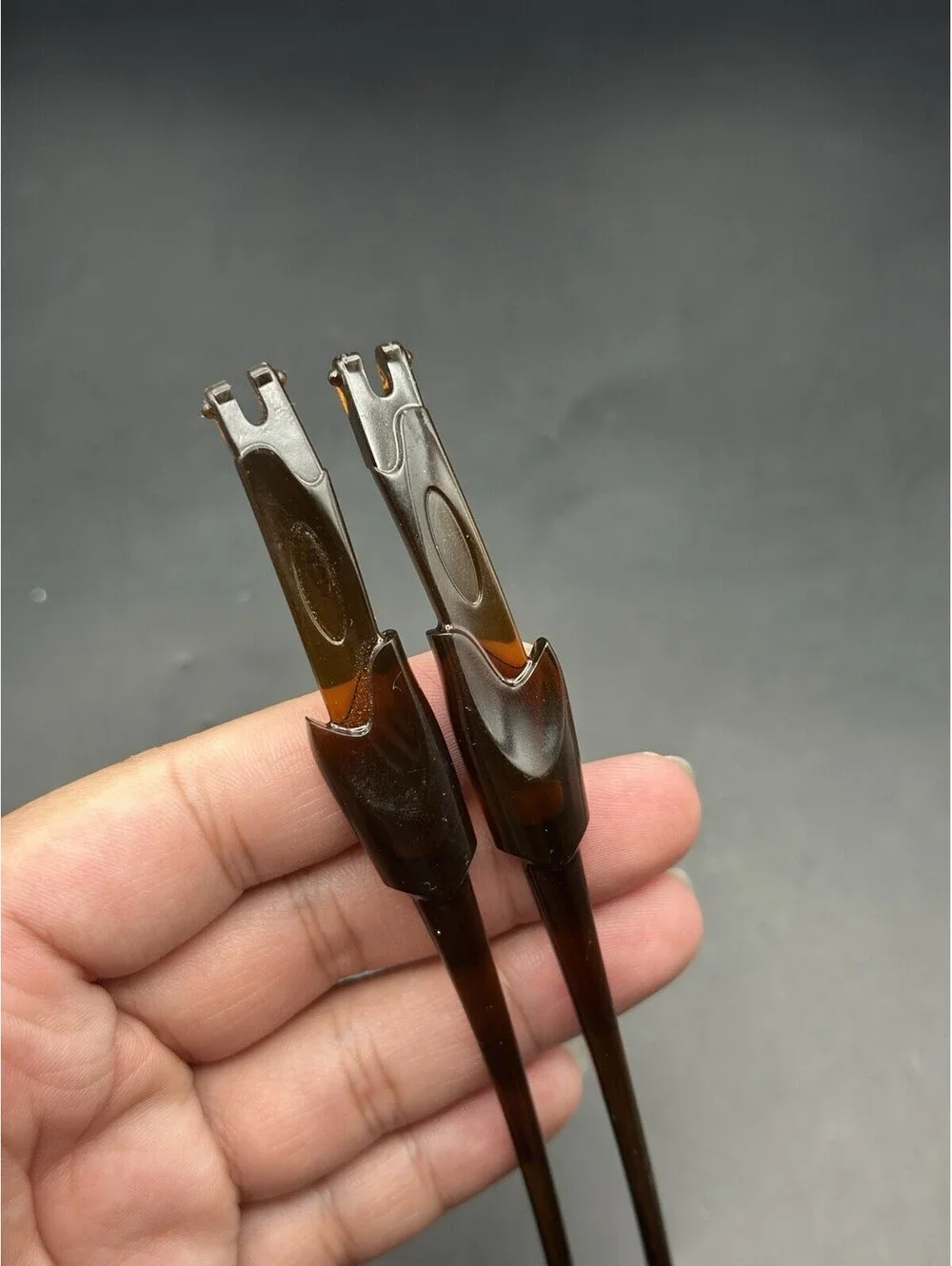Oakley Flak Jacket Polished Rootbeer OEM Replacement Arms